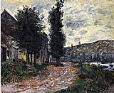 Tow Path at Lavacourt by Claude Monet